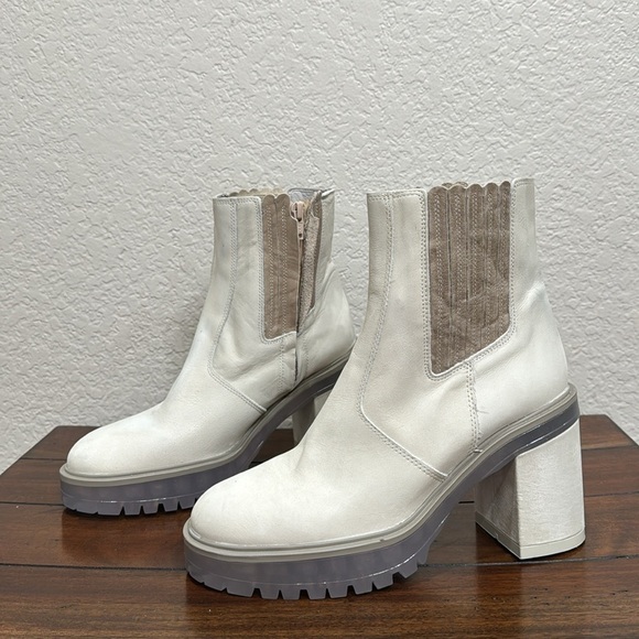 Free People James Chelsea Leather Boots Size 39 - Picture 4 of 8